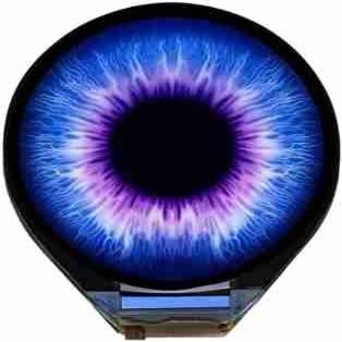 0.71inch Round LCD Display Module, 160160 Resolution, SPI Interface, 65K Colors (0.71inch LCD Module)