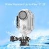 131FT/40M Diving Case for GO 3 GO 3S, Professional Underwater Water Resist Housing Case for GO 3S GO 3, Sports Camera Protective Dive Case for Diving Surfing Swimming Skiing view 2