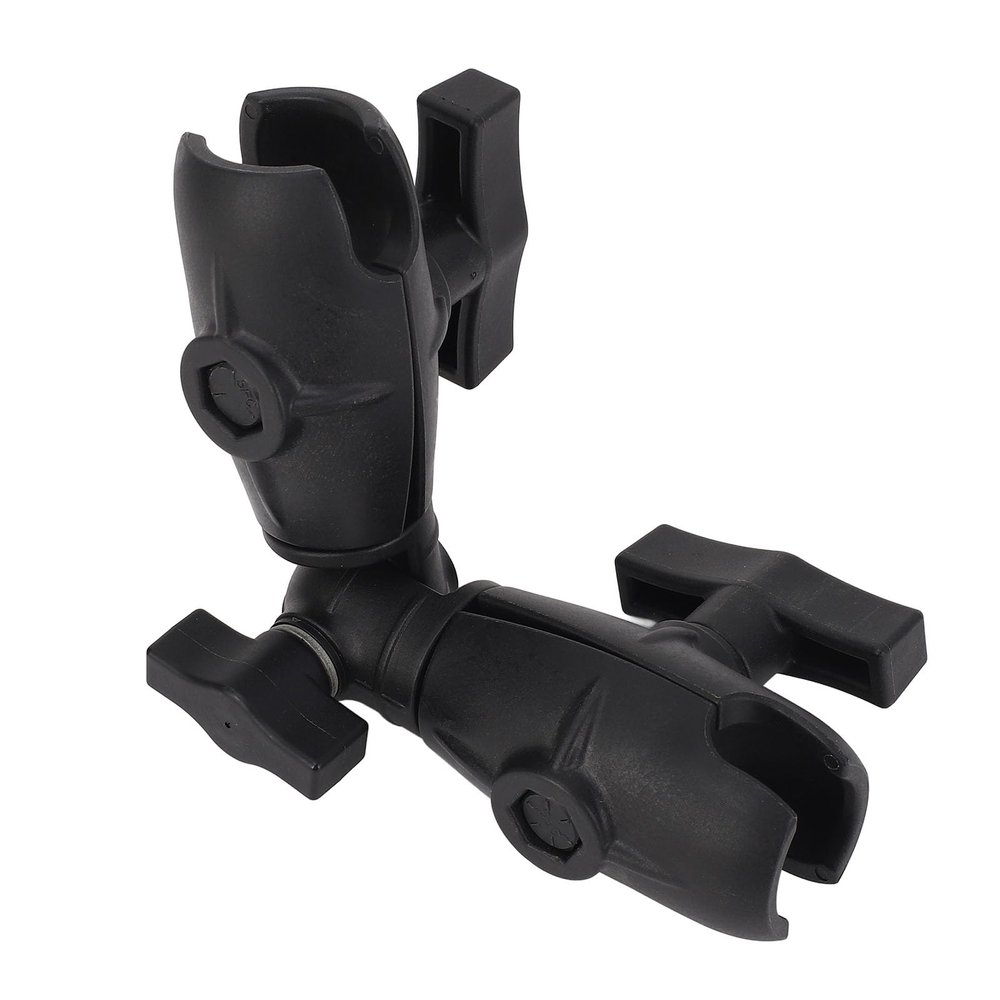 8.1 Double Socket Swivel Ratchet Arm for C Size 1.5in Ball Components, 10.5lbs Static Load, 3lbs Moving Load, 360 Degree Rotation