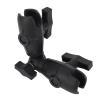 8.1 Double Socket Swivel Ratchet Arm for C Size 1.5in Ball Components, 10.5lbs Static Load, 3lbs Moving Load, 360 Degree Rotation view 1