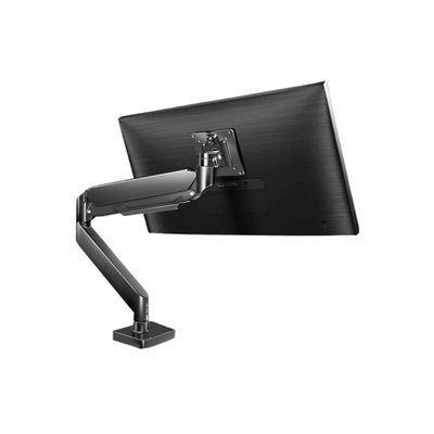 Monitor Stand, Single Monitor Desk Mount, Heavy Duty Monitor Arm for 17-49 inch Screens up to 33lbs, Fully Adjustable Ultrawide Single Monitor Mount, VESA 75/100mm Monitor arm adjustable(Black)
