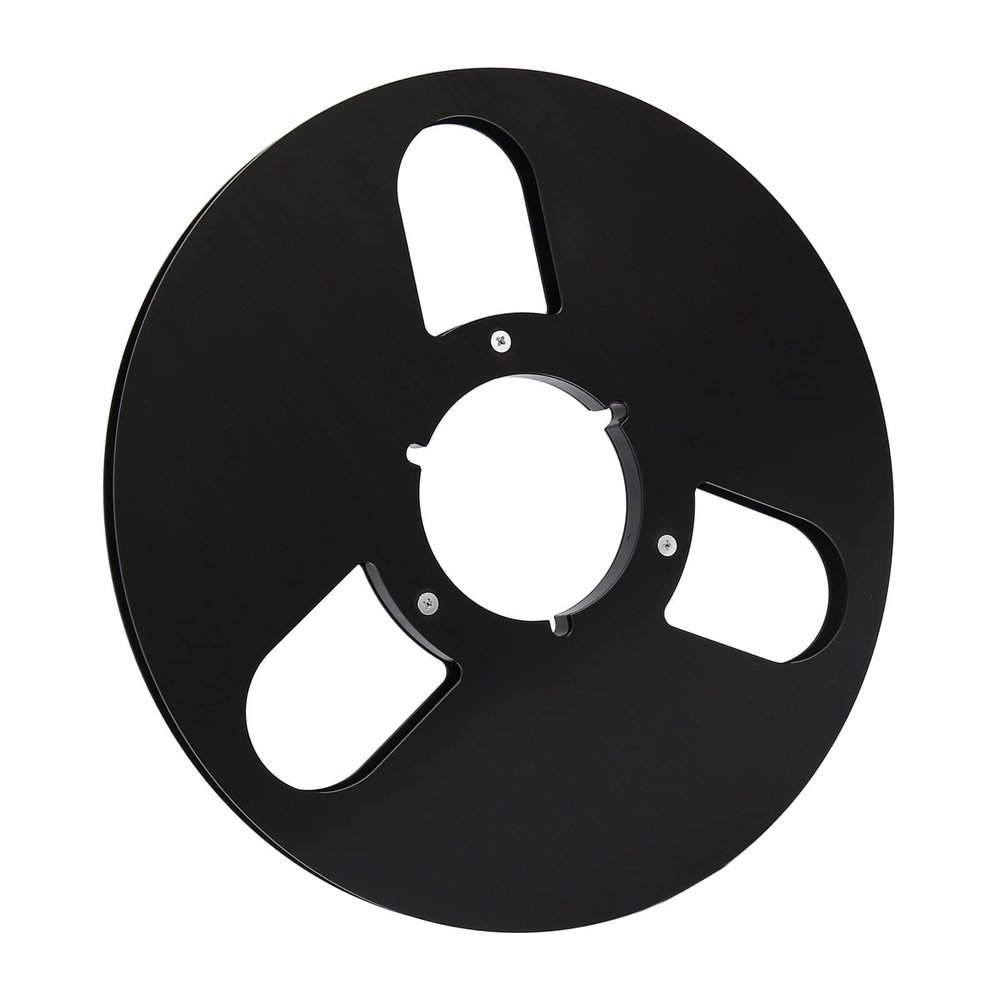 10.5 Inch Empty Reel 1/4 Aluminum Alloy Takeup Reel for NAB Reel to Reel Tape Recorder, 3 Hole Design for Enhanced Performance (Akozoncrqn38tpgw-11)