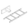 Chatsworth - 11252-706 - TELCO-Style Cable Runway, 6 in.W x 1.5 in.H x 9.71 ft. L, Black, Cable Capacity - 474, (Each) view 1