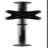 Adjustable Ceiling TV Mount,TV Table TV Ceiling Mount,360 Degree Rotating TV Stand Partition Wall Cabinet Bracket TV Wall Bracket Mount(86-114cm) view 1