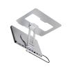 10 in 1 Laptop Docking Station with 360 Degree Rotating Base Stand for Efficient Office Use and Device Connection Holder view 1