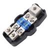 2 Way Mini ANL Fused Distribution Block, Rustproof Construction Wide Applications Efficient Power Transfer PC and Metal Material Applicable for Automotive RV Yacht Marine Power view 3