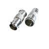 10Pcs BNC-F Adapter Connector BNC Jack Female to F Plug Male Quick Push-on Straight view 2