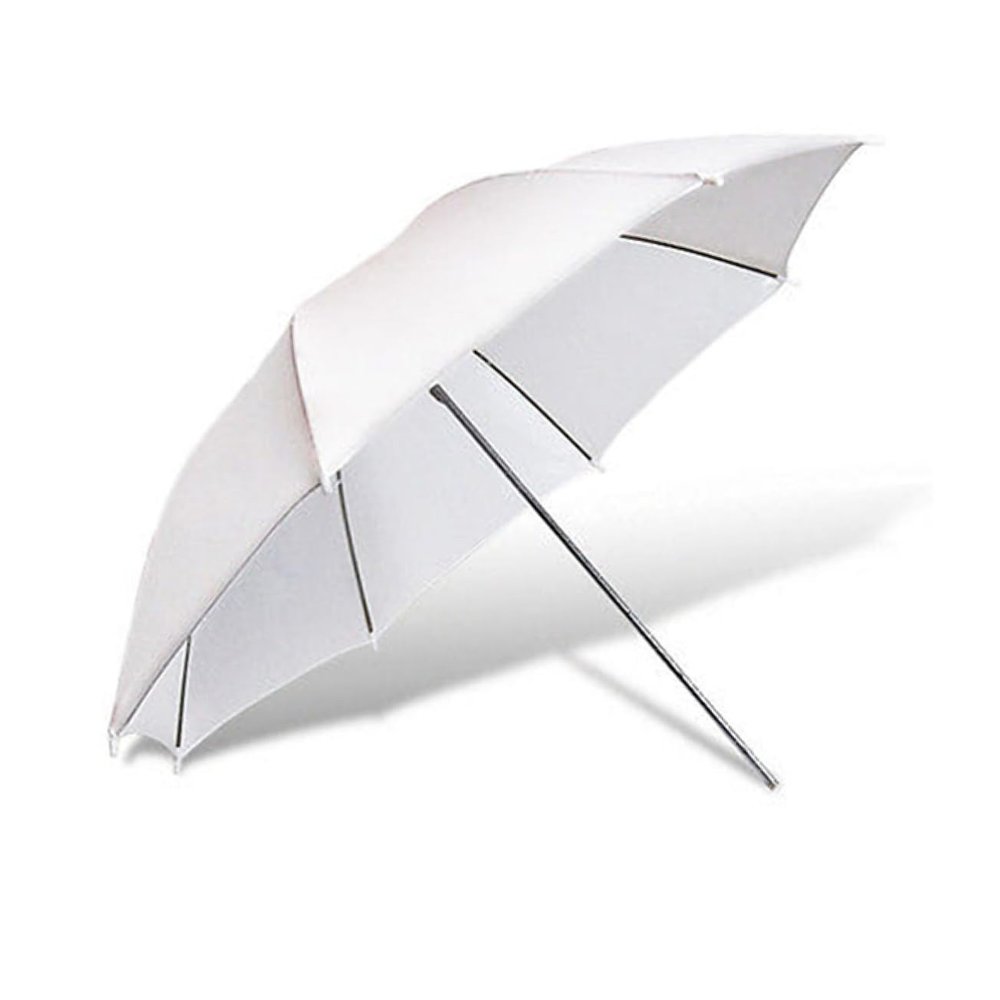 FELTECHELECTR Lightweight Collapsible Umbrellas for Photography 2 Pcs with Metal Plug for Natural Photo Lighting