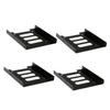 2.5 to 3.5 Inch Hard Drive Tray Desktop SSD Mounting Bracket for Drives Includes 4-Piece Set Easy Installation for Desktop PCs Black view 1