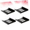 2.5 to 3.5 Inch Hard Drive Tray Desktop SSD Mounting Bracket for Drives Includes 4-Piece Set Easy Installation for Desktop PCs Black view 4