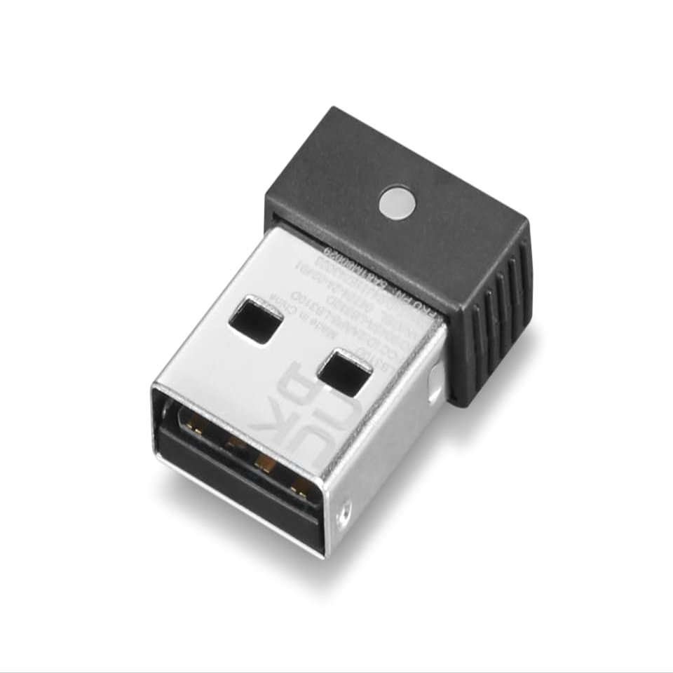 Lenovo USB-A Bluetooth Audio Receiver, Bluetooth 5.0 Connectivity Plug and Play Adapter for Wireless Headsets, Universal USB-A Compatibility, 30m Wireless Range, LED Call Status Indicator, Teams Ready