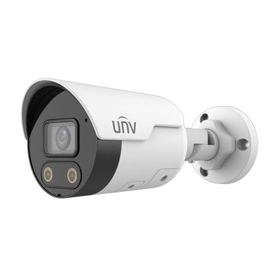 IPC2128SB-ADF28KMC-I0 Uniview Prime I Series 2.8mm 20FPS @ 8MP Tri-Guard Outdoor White Light Day/Night WDR Bullet IP Security Camera 12VDC/PoE