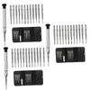 HOMSFOU 3sets Precision Screwdriver Set for Electronics Screwdriver Set Tool Kit Leather Bag for Laptop Repair view 1