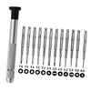 HOMSFOU 3sets Precision Screwdriver Set for Electronics Screwdriver Set Tool Kit Leather Bag for Laptop Repair view 2