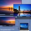 5 in 1 USB C Hub, Supports 3 Monitors with 4K Resolution, 100W Fast Charging, USB 3.0 Data Transfer, VGA Ports, Aluminum Alloy Material view 2