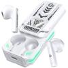 GEARit Wireless Earbuds Bluetooth 5.3, Ear Buds with Microphone, True Wireless Earphones for iPhone Android, in-Ear Headphones, RGB Charging Case, White view 1
