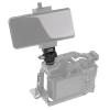 Aluminum Alloy Field Display Mount, 360 Degree Rotatable Camera Mounting Adapter, Strong Locking Design with 1/4in Screw and Cold Shoe, for Multi Angle Shooting and Versatile App view 2