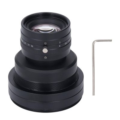 16K High Resolution Camera Lens with F4 Aperture, Manual Focus and Mount for Industrial Applications