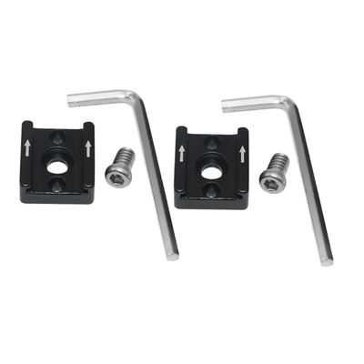Gadpiparty 2set Metal Cold Shoe Flash Stand Adapter Hot Shoe Flash Bracket for Cameras Resistant to Wear
