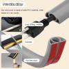 AMUFJJ White Channel for Hiding Electrical Wire on Wall, 16 20 23 26 30 FT 32 36 40 45 46 50 Feet Stickable Cable Raceway Conduit & Cord Management Kit, Cords Concealer(Holds 2 Cables,7m/23ft) view 3
