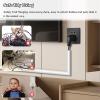 AMUFJJ White Channel for Hiding Electrical Wire on Wall, 16 20 23 26 30 FT 32 36 40 45 46 50 Feet Stickable Cable Raceway Conduit & Cord Management Kit, Cords Concealer(Holds 2 Cables,7m/23ft) view 4