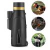 10x50 HD Monocular Telescope High Power Portable Spotting Scopes, Waterproof with Phone Adapter and Tripod for Adult Bird Watching Outdoor Travel Sightseeing view 4