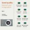 ASHATA 48MP 4K Digital Camera, Retro CCD Camera Digital SLR Camera for Photography, 16x Zoom, 2.4 Screen, Built in Flash, Autofocus, Vlogging Video Cameras for Travel (Green) view 2