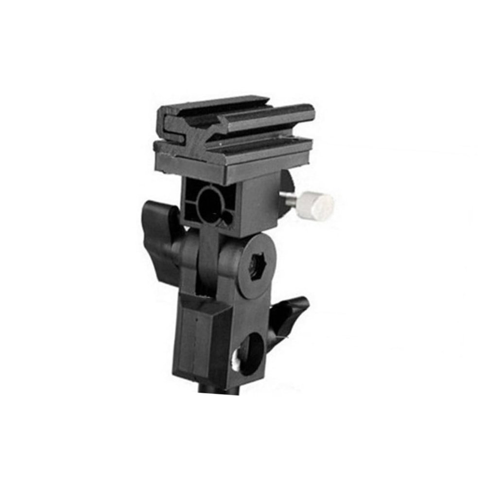 Gadpiparty B Type Flash Bracket for Light Stand DSLR Camera Flash Holder Universal Mount