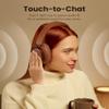 Edifier ES850NB Active Noise Cancelling Headphones, Over Ear Bluetooth Headset, 92H Playtime Wired & Wireless Hi-Res Audio Certified, Fast Charging Clear Calls for Home Office Travel - Ivory view 4
