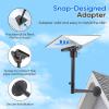 Rectangular Satellite Heavy Duty Pole Mount, 180 Adjustable Mounting Kit Heavy Duty Pivot Wall Mount for view 3