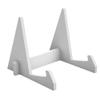 WANGHAI2024M CD Storage Rack Organizer Stand CD Display Rack Acrylic Tablet Holder Book Recipe Book Shelf Magazine Holder Triangular Detachable Book Picture Frame CD Record Storage Holder(White) view 4