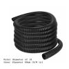 CLENEA 1pc Insulation Corrugated Tube Pipe Protective Tube Tubing Black Color Sleeve Tube Split Wire 98FT Line Protecter(10mm) view 2