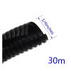 CLENEA 1pc Insulation Corrugated Tube Pipe Protective Tube Tubing Black Color Sleeve Tube Split Wire 98FT Line Protecter(10mm) view 4