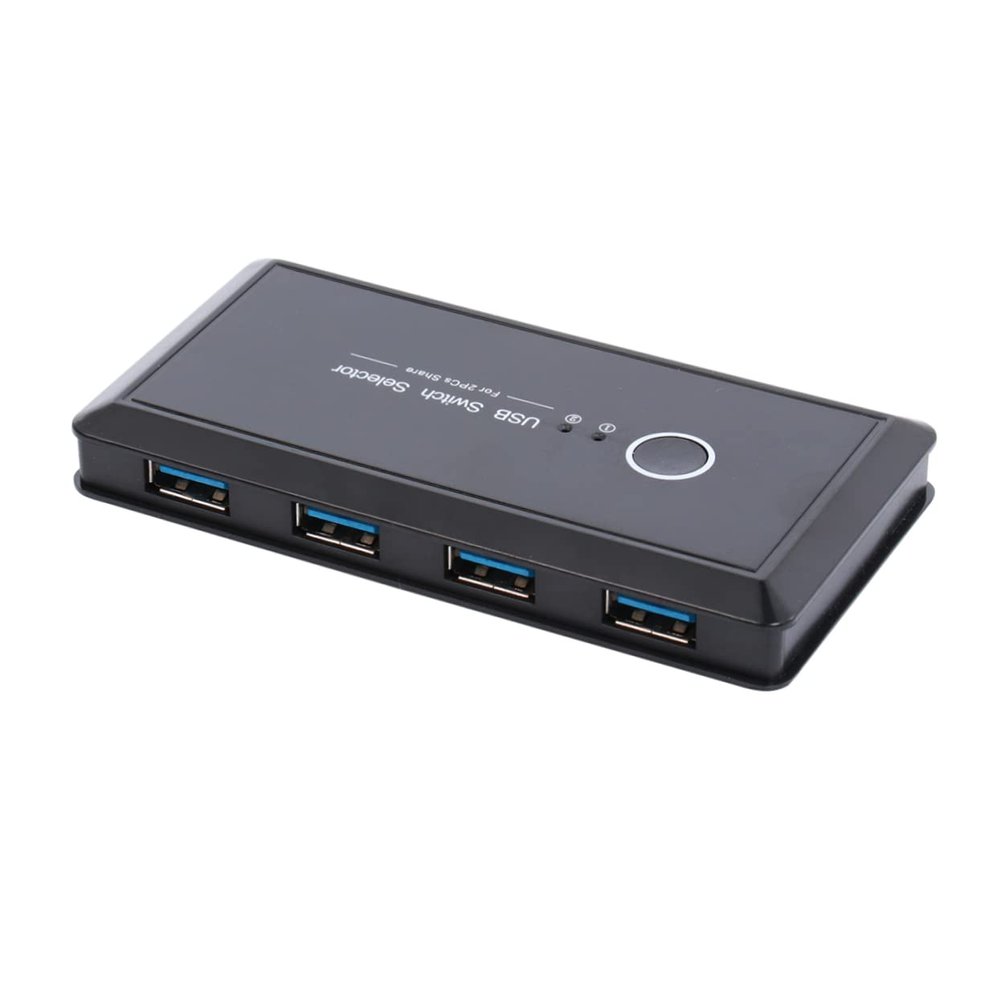 Gadpiparty USB Automatic Port Sharing Hub for Scanner and Printer USB Device for Dual Use Office Home