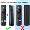 Hi Color Silicone Cover Compatible with Fire TV Stick 4k Plus/Select, Fire TV Stick HD Remote PA38CA Protective Cover Case with Lanyard (Glow Blue) view 2