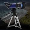 70mm Big Caliber Astronomical Telescope 400mm Focal 201X Refractive Multilayer Coated Lens Monocular Telescope Focal with Tripod for Adult Bird Watching Outdoor Travel Sightseeing view 2