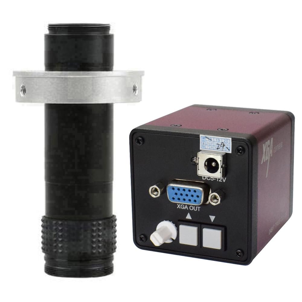2 Megapixel VGA Industrial Camera CCD Microscope Mechanical Vision Camera & 120X C-Mount Lens