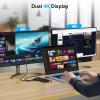 i-magBac Laptop Docking Station Dual Monitor 2 HDMI, 11-in-1 USB C 4K/60Hz Dual Display Dock,1Gbps Ethernet, 100W USB C PD Port, 5 USB A/C Ports, SD/TF Card Slot for Dell, HP, Lenovo, Surface(Black) view 2