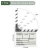YOKIVE Movie Film Clapboard, Wooden Clapboard | Director Clapper Slate Cut Action Scene, Great for Camera Film, Photography Studio, Theater Props Decor (White, 12 x 10.6) view 2