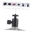 HOMSFOU Head Flash Bracket Holder Mount for Camera Tripod Rotate Screw Small for Photography Cell Phone Led Light view 3
