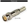 BNC Male Connector for CCTV Security Camera Systems Coax Cable Easy Installation Solderless BNC Compression Connector view 4