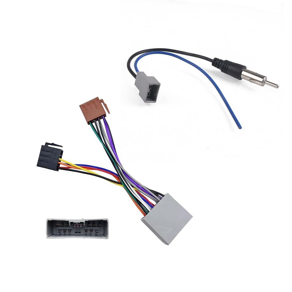 Car Stereo Radio ISO Wiring Harness Cable Wire Adapter to Compatible for Honda CRV/Civic 1995~2000~ 07 08 09 10 11 Odyssey(Selected Models)