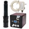 2 Megapixel VGA Industrial Camera CCD Microscope Mechanical Vision Camera & 300X C-Mount Lens With 56-LED Adjustable Ring Light view 1