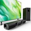 RIOWOIS Sound Bar for Smart TV, 90W Compact Soundbar TV Speaker with Subwoofer, 2.1Channel Home Theater Surround Sound System with Crisp Vocals and Deep Bass for TV PC Projector. view 1