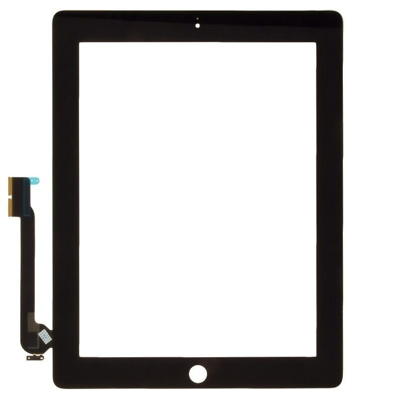 Replacement for fits Digitizer for Apple iPad 3 4 Black Premium Tablet Repair Replacement Part