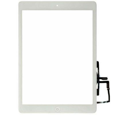 Replacement for fits Digitizer Adhesive & Home Button for Apple iPad Air White Premium Touch Screen