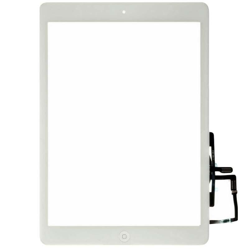 Replacement for fits Digitizer Adhesive & Home Button for Apple iPad Air White Premium Touch Screen