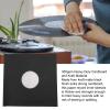 20Pcs 12 Inch Record Kraft Paper Jackets, 350gsm Thick Cardboard, Protective Outer Record Sleeves, Matte Black, Die Cut Center Hole, Sturdy and Anti Static, for Standard 12 Inch view 3