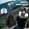 LEOFOTO 71" Carbon Fiber Travel Tripod with 360 Ball Head Set, 4 Leg Sections Lightweight Tripod with Center Column for DSLR Camera, Quick Release Plate, Max Load 15kg/33.07lb (LS Series) view 4