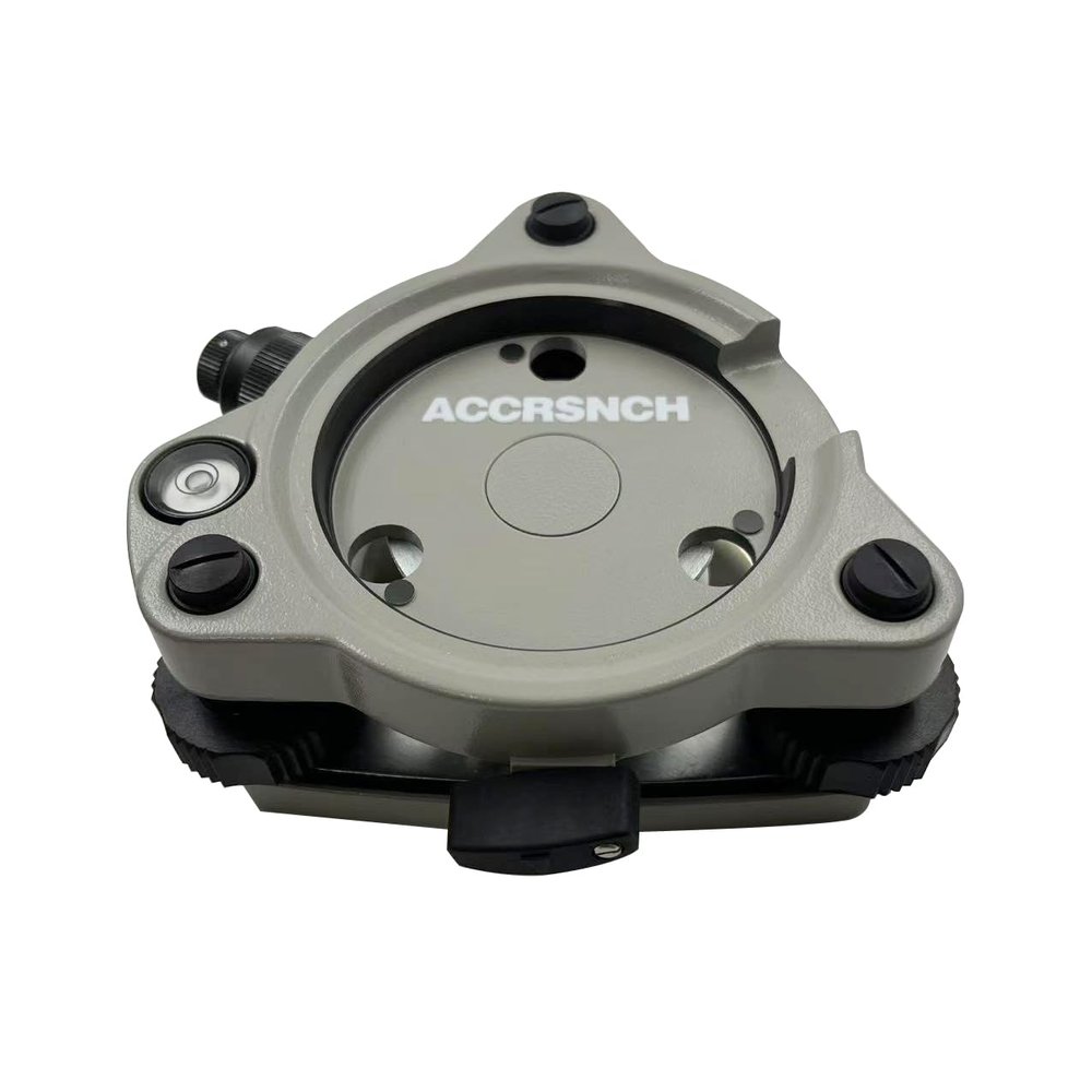 ACCRSNCH Standard Three Jaw Surveying Tribrach for Sokkia Japanese Total Station GPS Prism GNSS (with Optical Plummet)